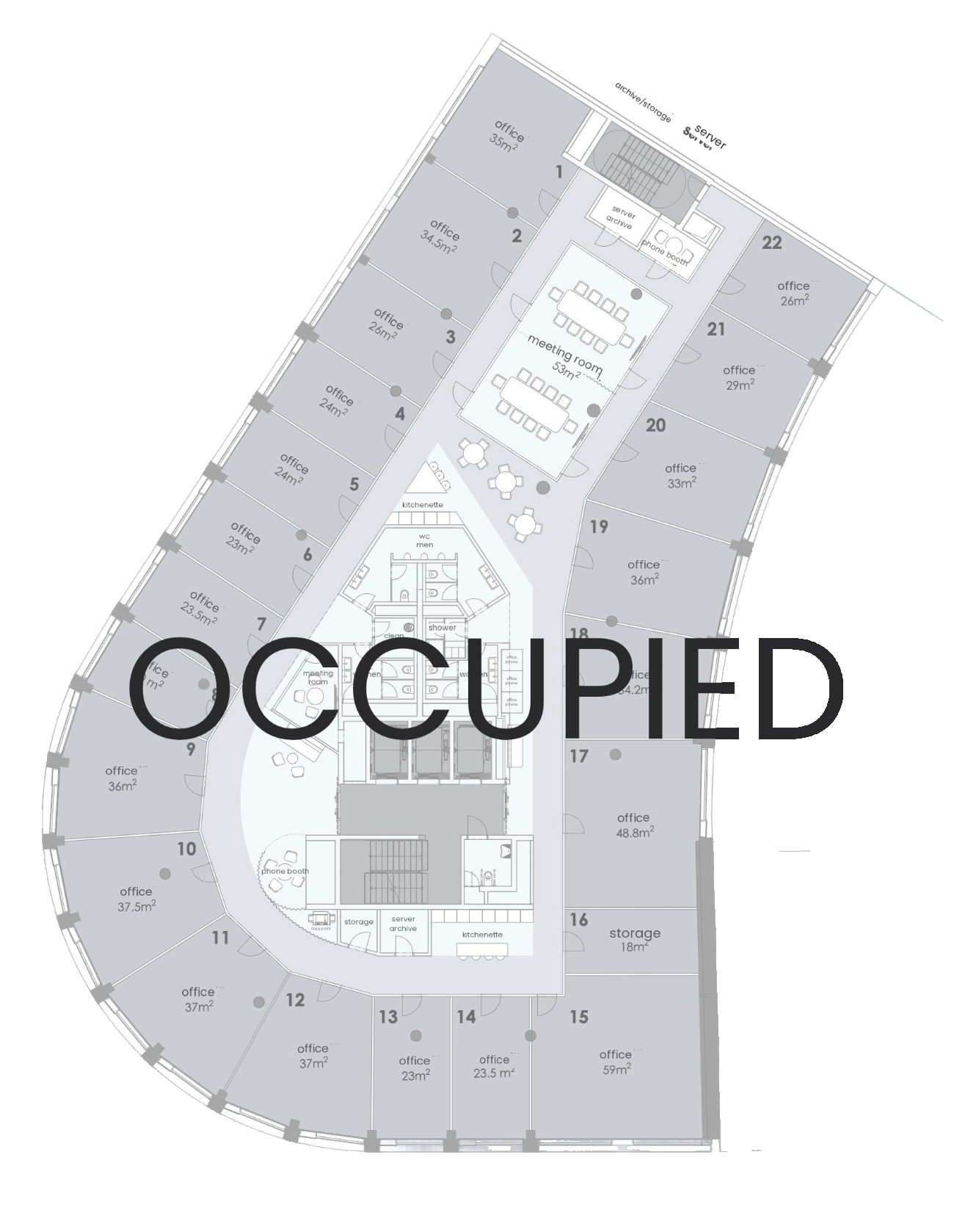 Spaces for lease
