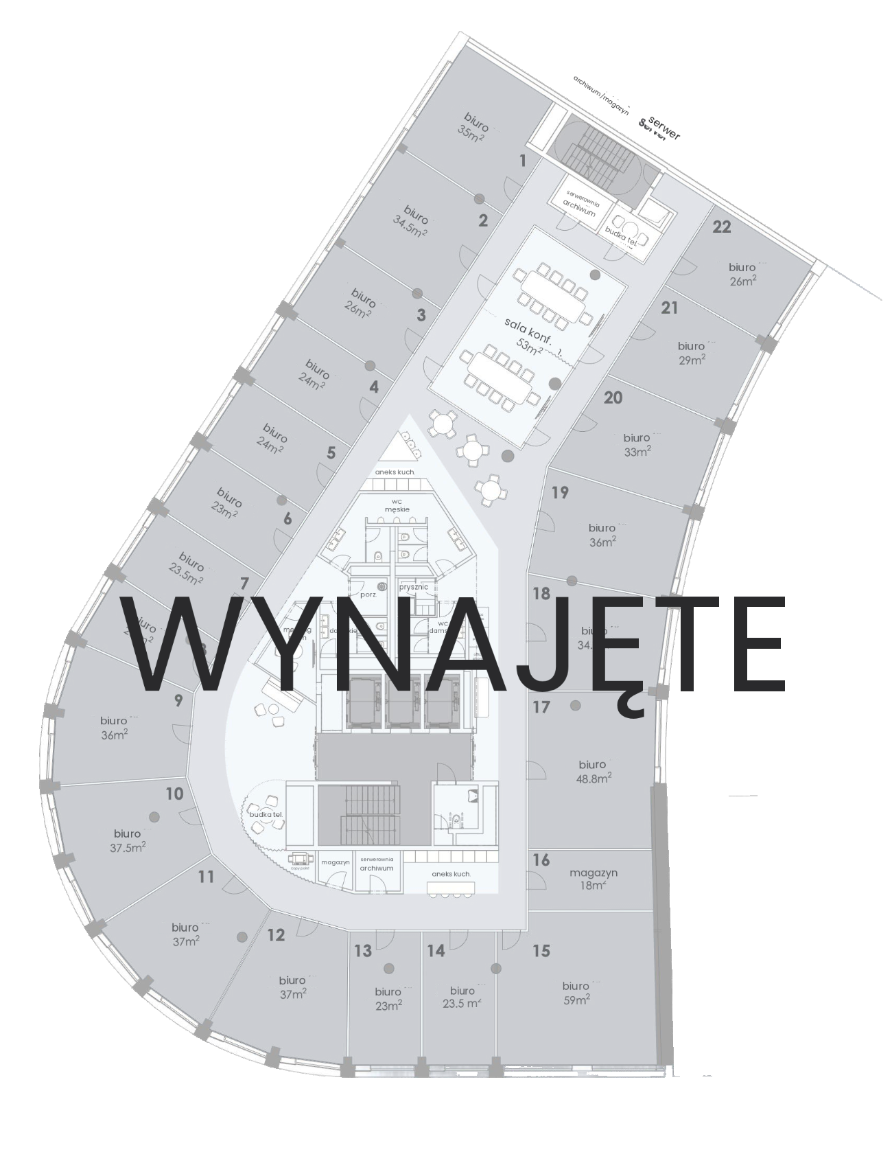Powierzchnie do wynajęcia