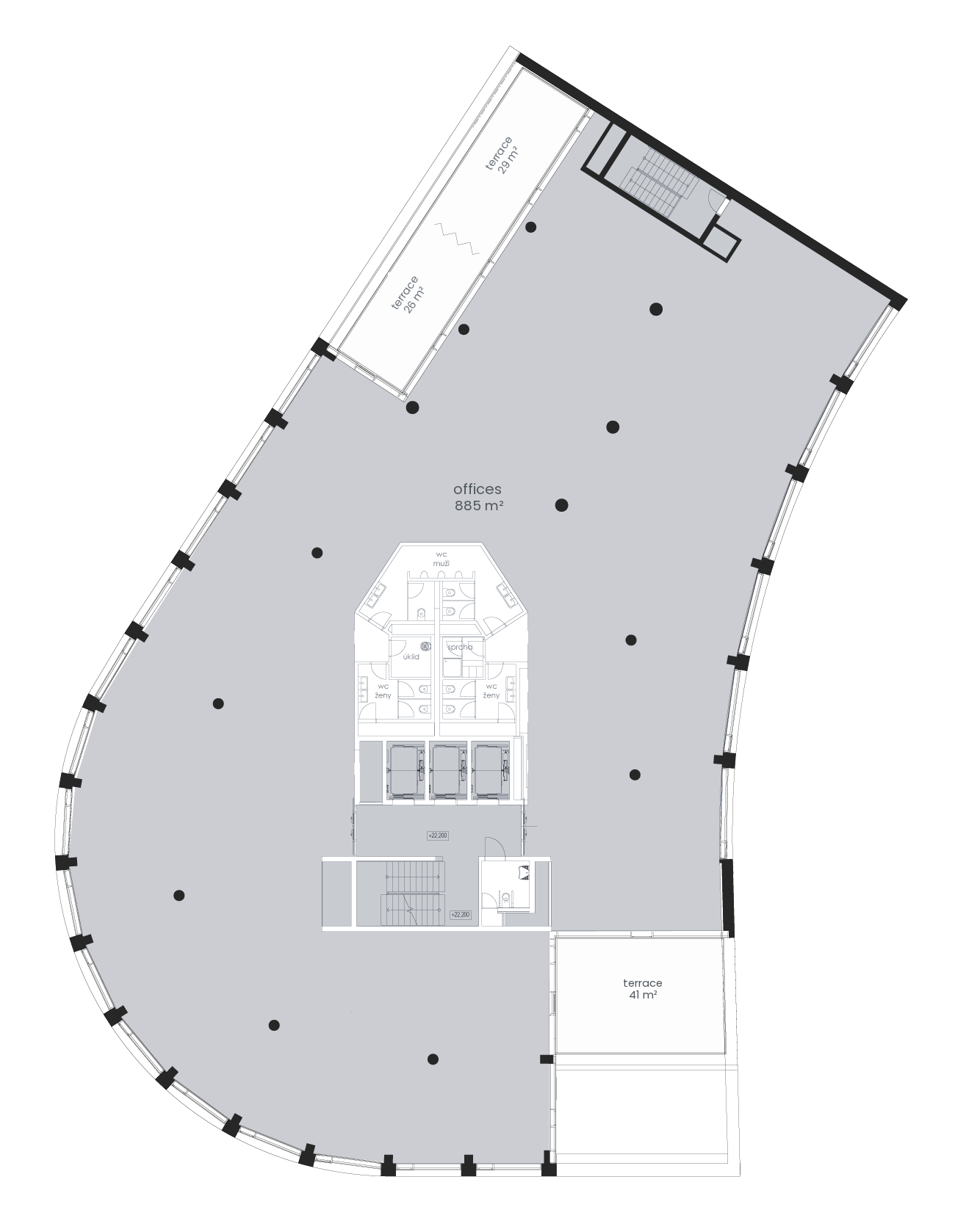 Spaces for lease